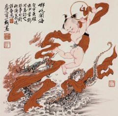 周一新作品哪吒闹海