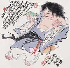 周一新作品刘海戏蟾