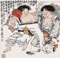 周一新作品和合二仙