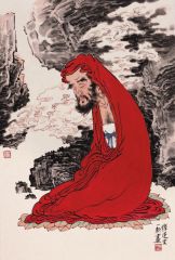 周一新作品达摩面壁