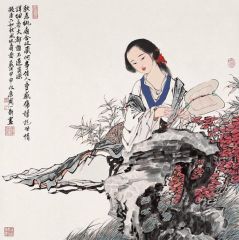 周一新作品秋风纨扇