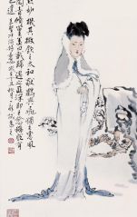 周一新作品侍女局部