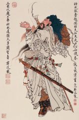 周一新作品关公