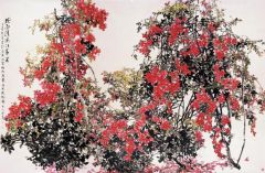 潘晓云作品花逐春风次第开