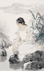 孟刚作品在水一方