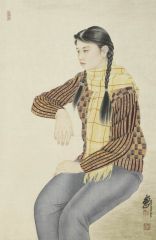 孟刚作品少女