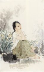 孟刚作品兰之猗猗，扬扬其香