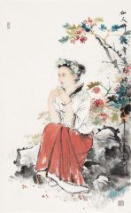 孟刚作品飞雪弄春星