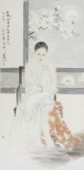 孟刚作品白玉兰