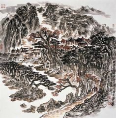 陈一耕作品2012山水写生系列二十三