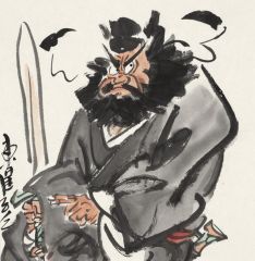 李东星作品听风图