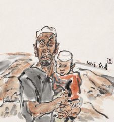 李东星作品回乡风情速写NO.3