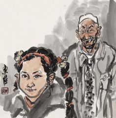李东星作品回乡风情速写NO.2