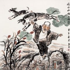 李东星作品风从山顶上吹过