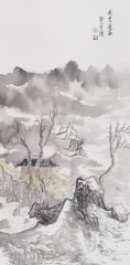 李博作品秋云暮雨