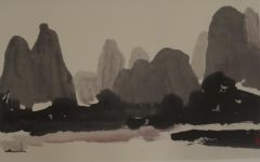 陈茜作品漓江秋水