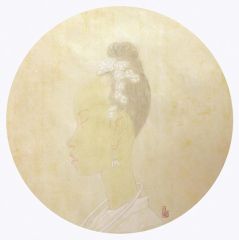 刘临作品工笔人物