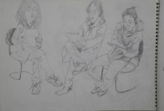 杨柳作品人物速写