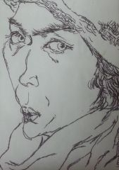 杨柳作品人物速写