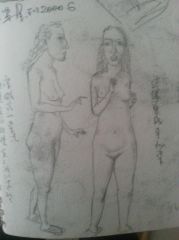 杨柳作品人物速写