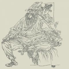 杨柳作品线写生