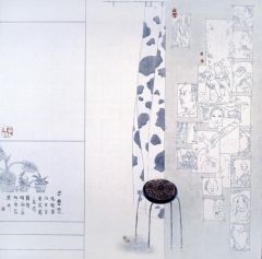 杨柳作品一、二、三、四、五系列组画之五