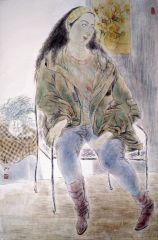 杨柳作品向阳花