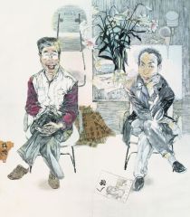 杨柳作品李老师和王老师