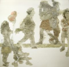 杨柳作品夏日里的红气球