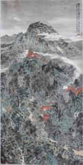 孙鸿庚作品功高盖古震乾坤