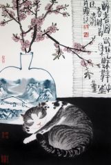 马志刚作品醉香图