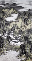 马志刚作品家在春山烟雨中