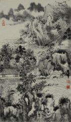 刘庆广作品水墨山水