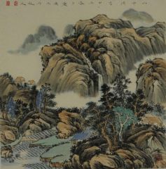刘庆广作品山中清音