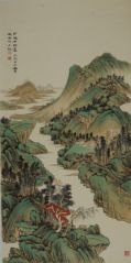 刘庆广作品山随平野尽