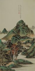 刘庆广作品山色四时碧
