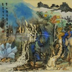 刘庆广作品云山访友