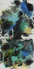 刘庆广作品山静似太古