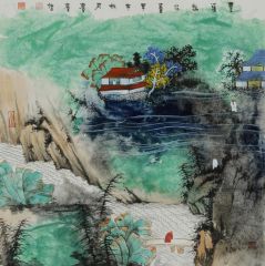 刘庆广作品云溪秋水