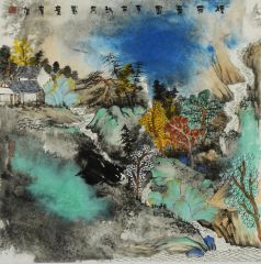 刘庆广作品烟雨南国
