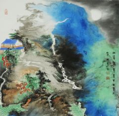 刘庆广作品林溪诗意