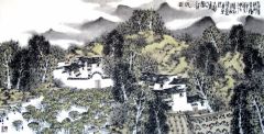 马志刚作品荷叶绕门香胜花