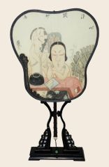 赵锦龙作品宫扇