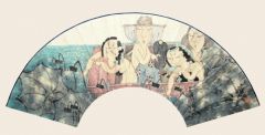 赵锦龙作品扇面之三