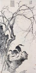 周逢俊作品双鹭图
