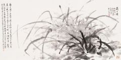 周逢俊作品兰花图