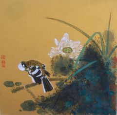 巩建磊作品风动荷香