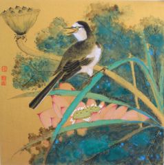 巩建磊作品风动荷香