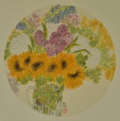 张萍作品太阳花
