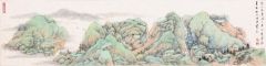 韦韬作品山水